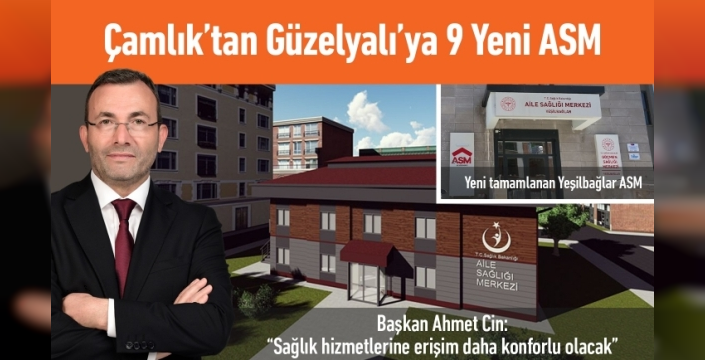 Çamlık’tan Güzelyalı’ya 9 Yeni Aile Sağlığı Merkezi