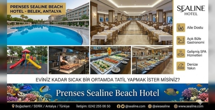 Prenses Sealine Beach Hotel’de Akdeniz’in Kalbinde Konfor ve Huzur Bir Arada