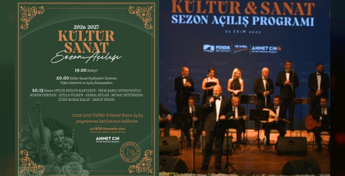 Pendik’te 2026-2027 Kültür Sanat Sezonu Konserle Açılıyor