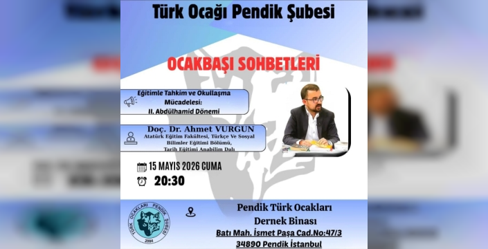 Türk Ocağı Pendik Şubesi’nden Eğitim Tarihine Işık Tutan Program